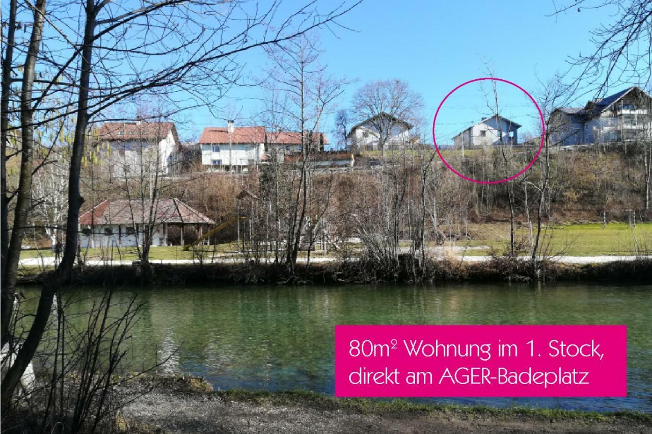 Ferienwohnung Agerblick 3 Zimmer Mit Kueche, 83M2 Lenzing エクステリア 写真